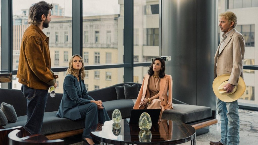 Кадр із 2 сезону «Землянина» / Landman — драматичне протистояння у нафтовому Техасі