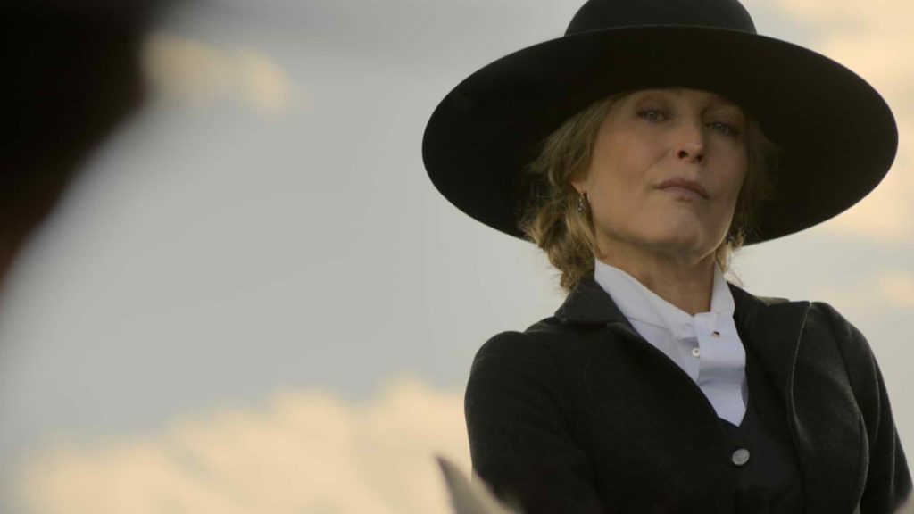 Джилліан Андерсон у ролі Констанс Ван Несс — кадр із серіалу The Abandons