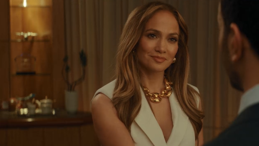Jennifer Lopez та Brett Goldstein у фільмі Office Romance