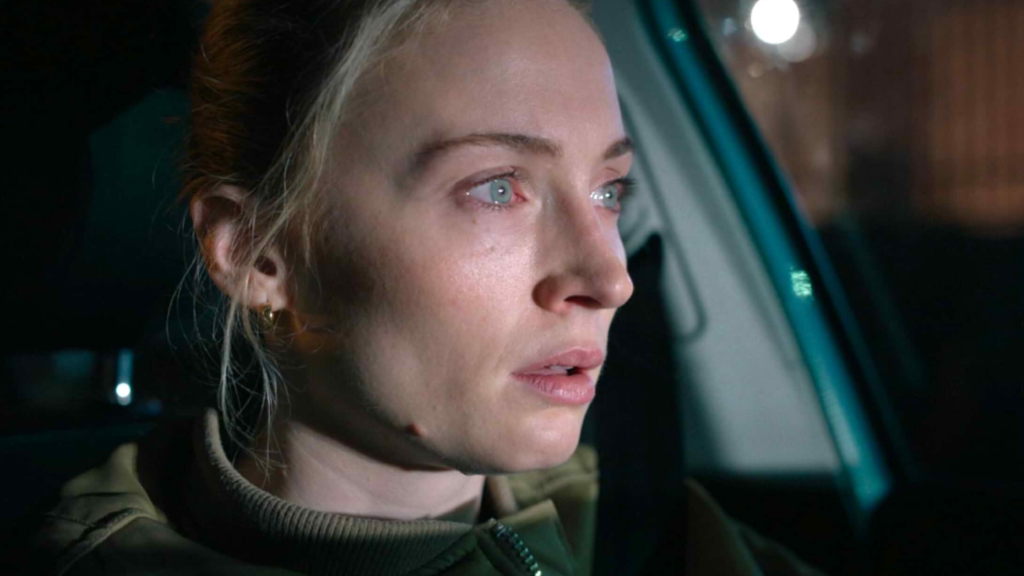 Кадр із кримінального серіалу «Пограбування» (Steal, 2026) із Софі Тернер у ролі Зари Данн
