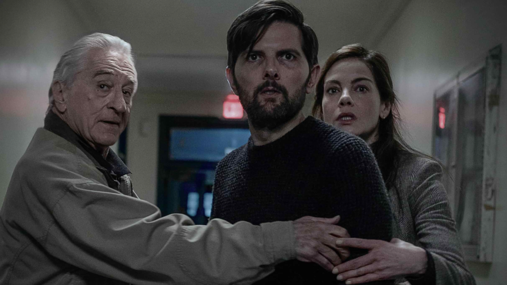 Кадр із кримінального трилера «Шепотун» (The Whisper Man, 2026) з Робертом де Ніро та Адамом Скоттом